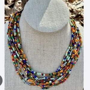 Multistrand Beaded Necklace